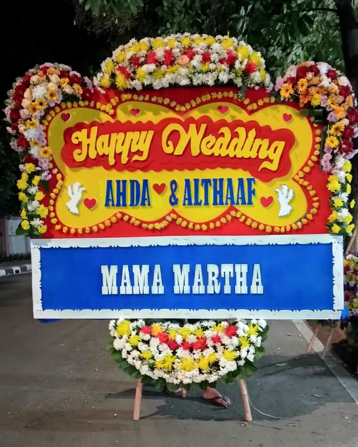 Papan Happy Wedding