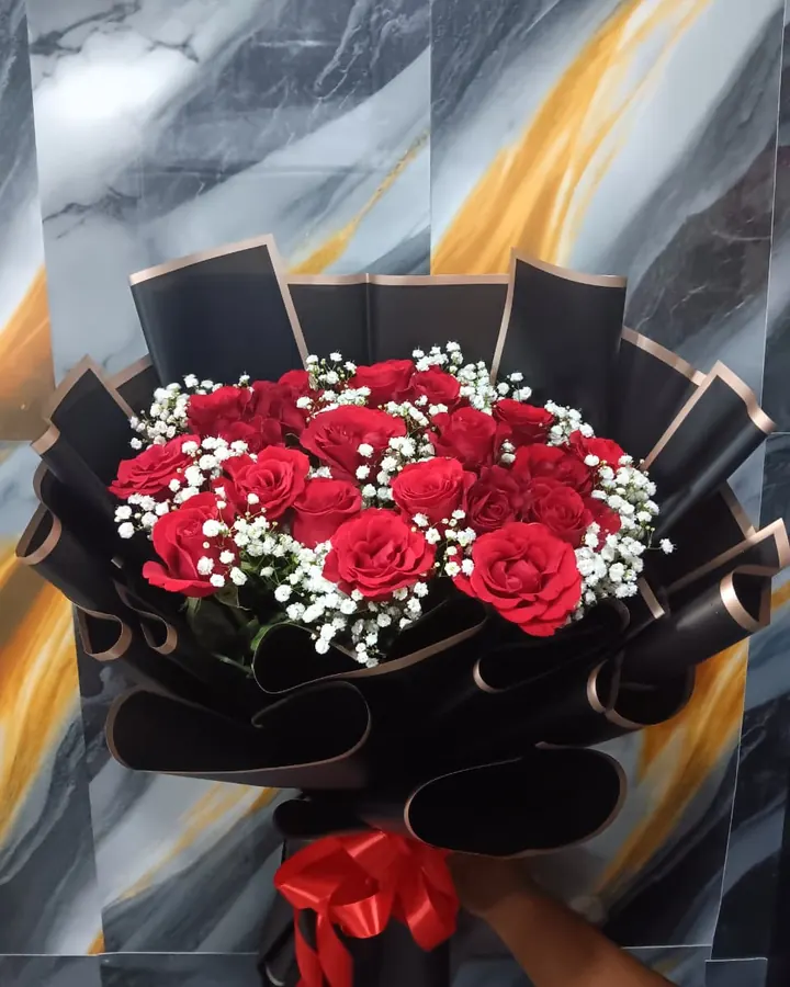 Buket Mawar Merah